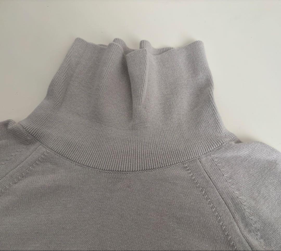 2024AW マーガレットハウエル　コットンカシミヤ　オフタートル　トップス