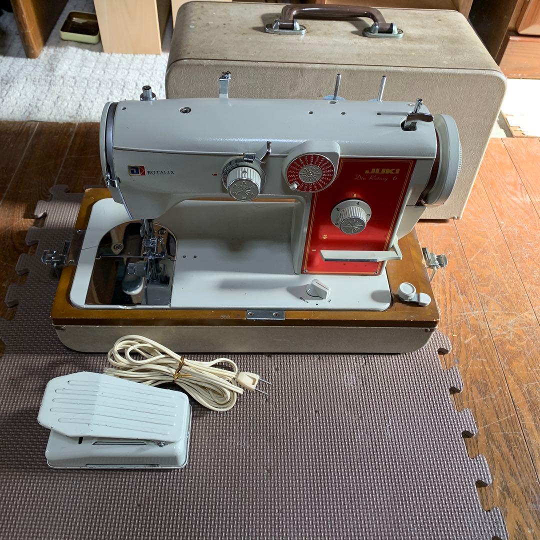 JUKI　レトロ　ミシン　ロータリー6