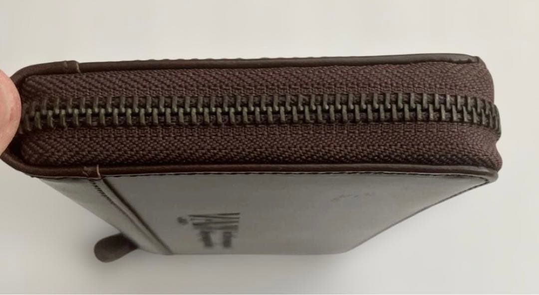 【新品】VANJAC　ヴァンヂャケット メルトン x レザー 長財布　緑