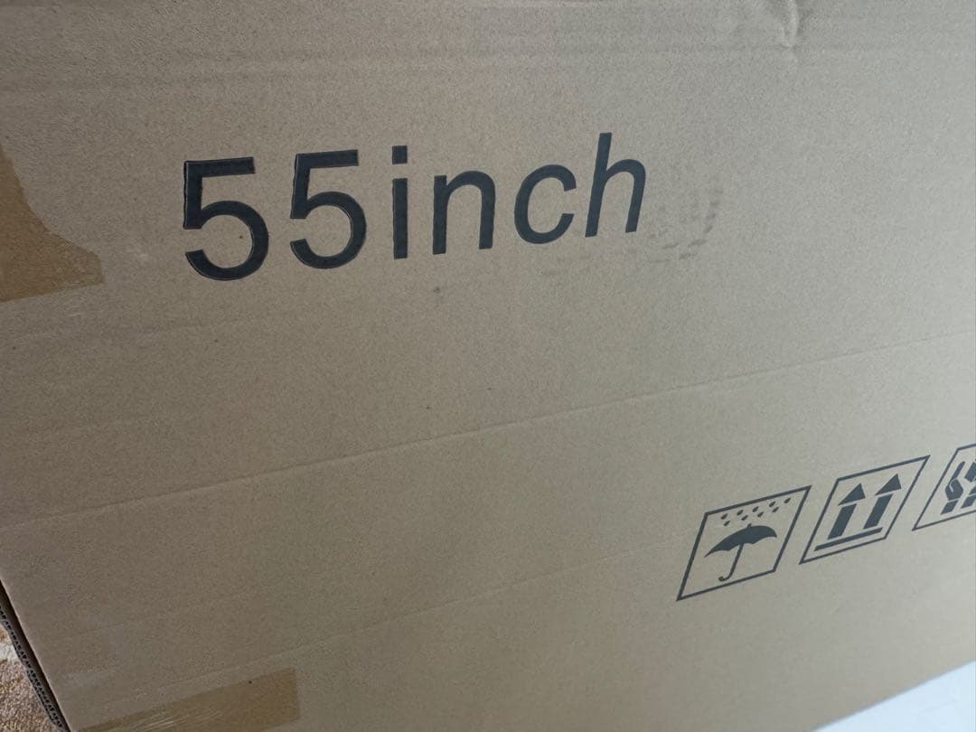 液晶テレビ保護パネル 55インチ テレビカバー アクリル製 保護プロテクター