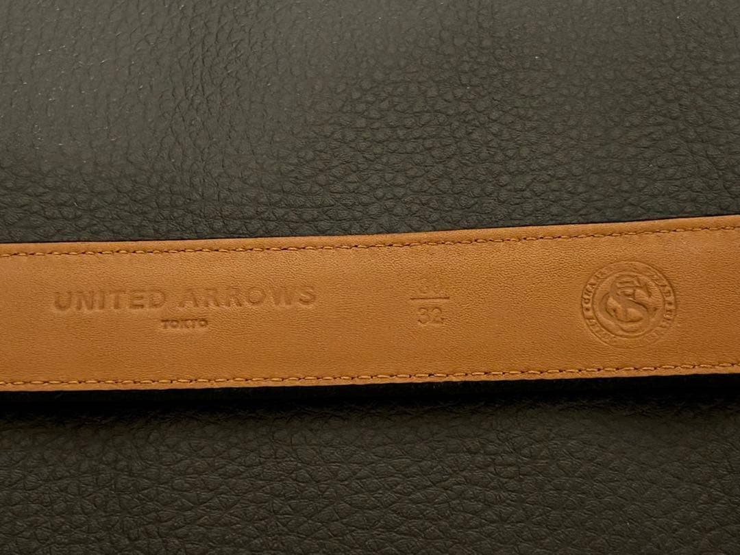 【美品】UNITED ARROWS ユナイテッドアローズ　スエードベルト　黒