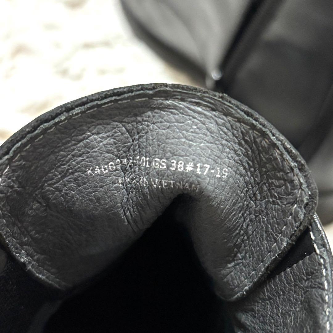 美品 箱付き カンペール ゴアテックス ブーツ サイドジップ レザー 黒 38