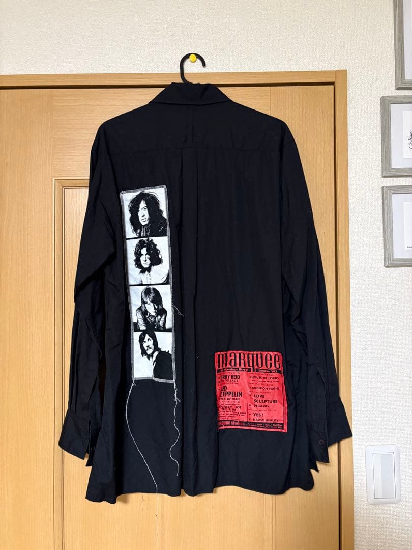yohji yamamoto s'yte×marquee club パッチシャツ