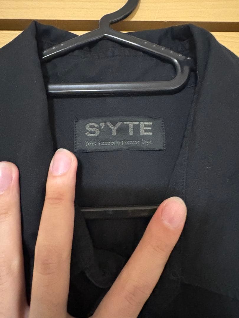 yohji yamamoto s'yte×marquee club パッチシャツ