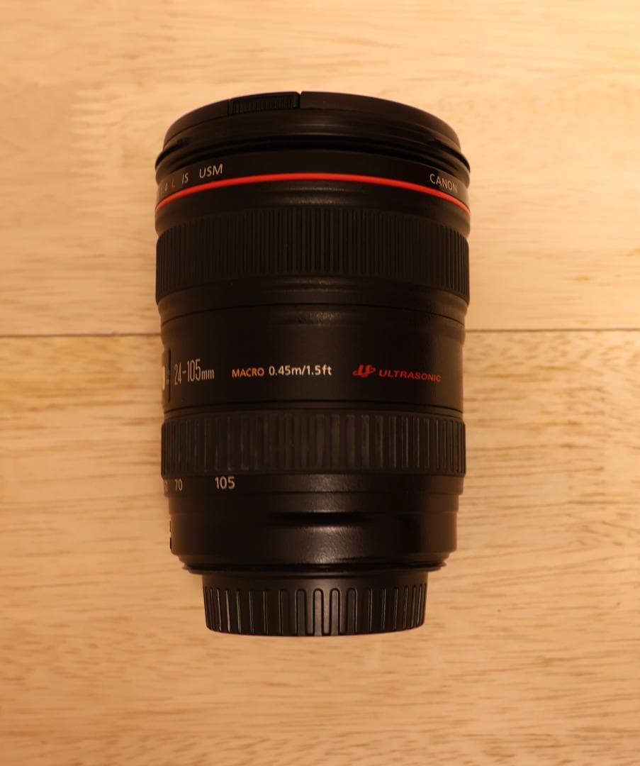 レンズ(ズーム) Canon EF24-105mm F4L IS USM + EW-83H
