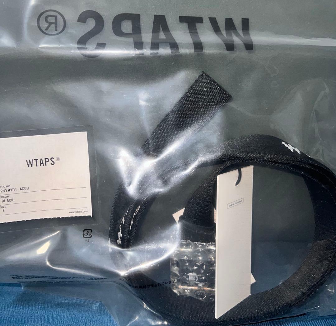 WTAPS ブラック ウェビングベルト