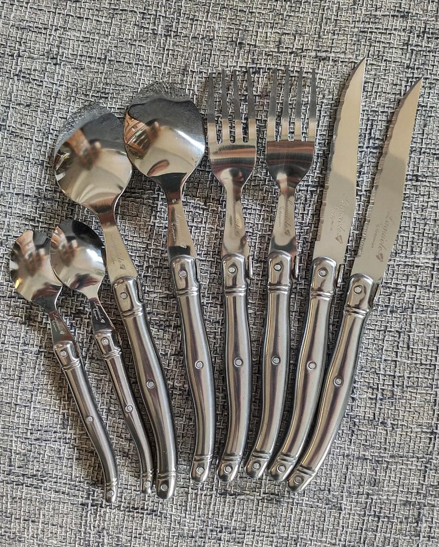 ★LAGUIOLE ラギオール ナイフ&フォーク&スプーンセットティエール購入★