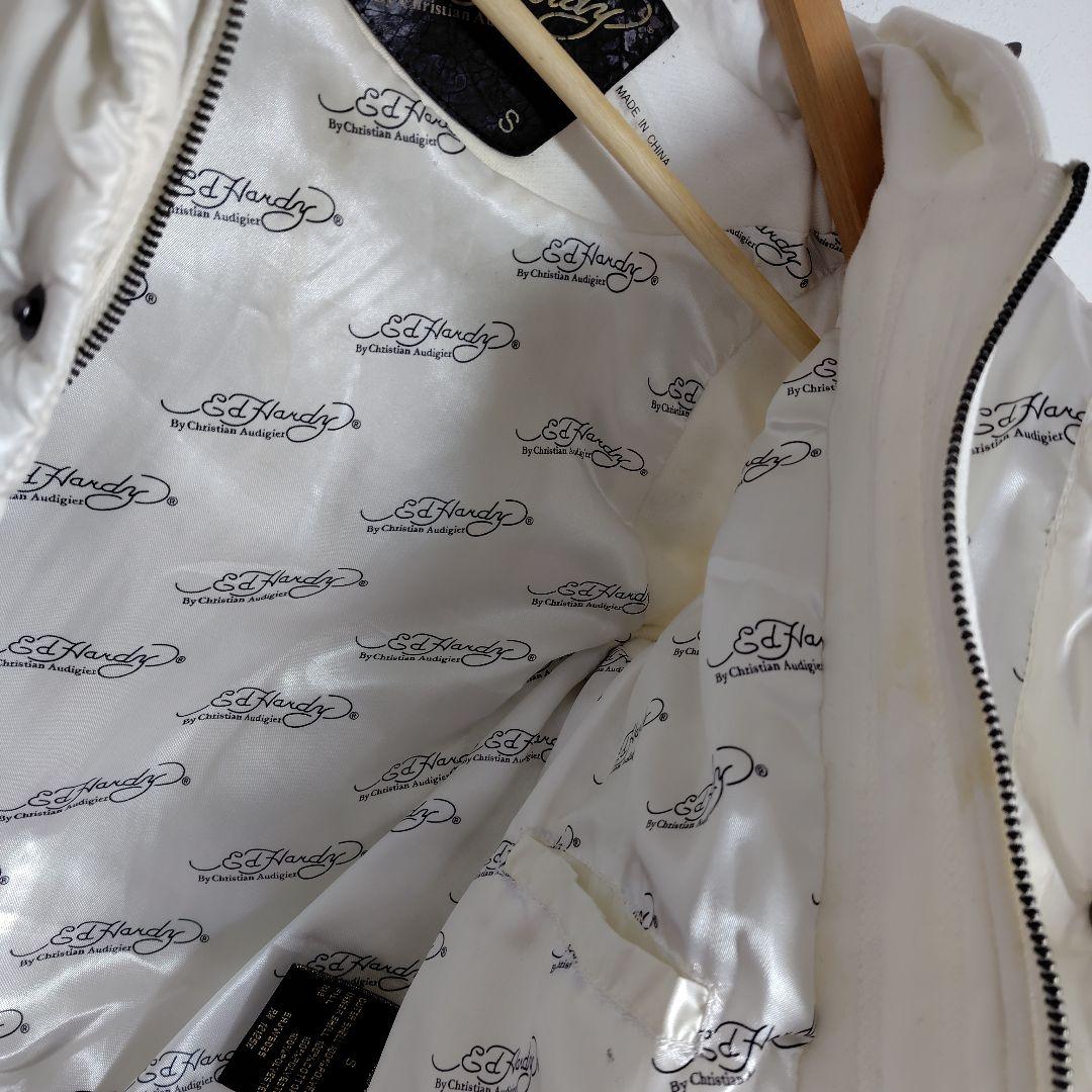レア Ed hardy ダウンジャケット y2k 平成ギャル　訳あり