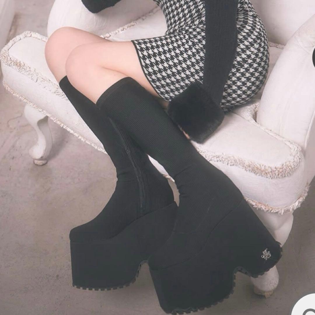 ミシェルマカロン　ロングブーツ　14.5cm史上最強ロングブーツ　Mサイズ