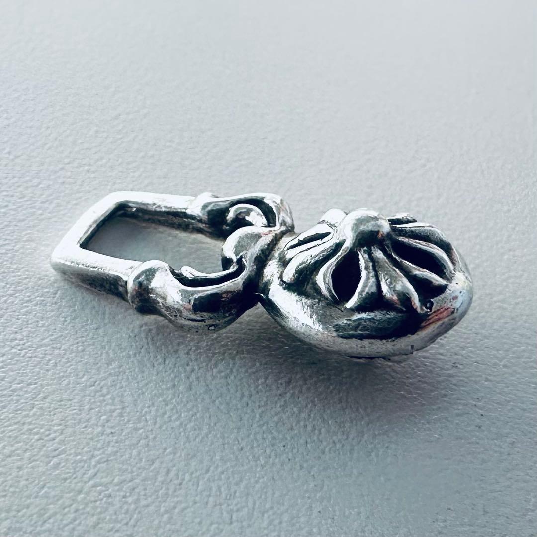 【美品】クロムハーツ クロスボール ネックレス ファスナーパーツ 紙袋＆布袋付き