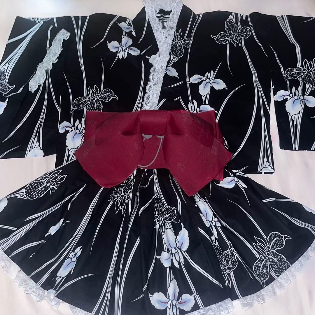 浴衣ドレス 姫ギャル 大人 ゴスロリ