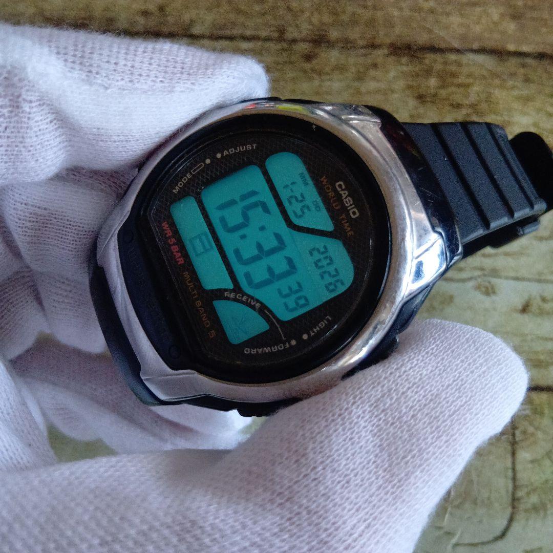 中古動品4本組②◆カシオ ウェーブセプター 電波時計 アナデジ/デジタル