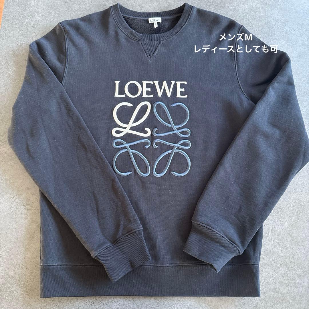 美品！LOEWE アナグラム レギュラーフィット スウェットメンズM ブラック