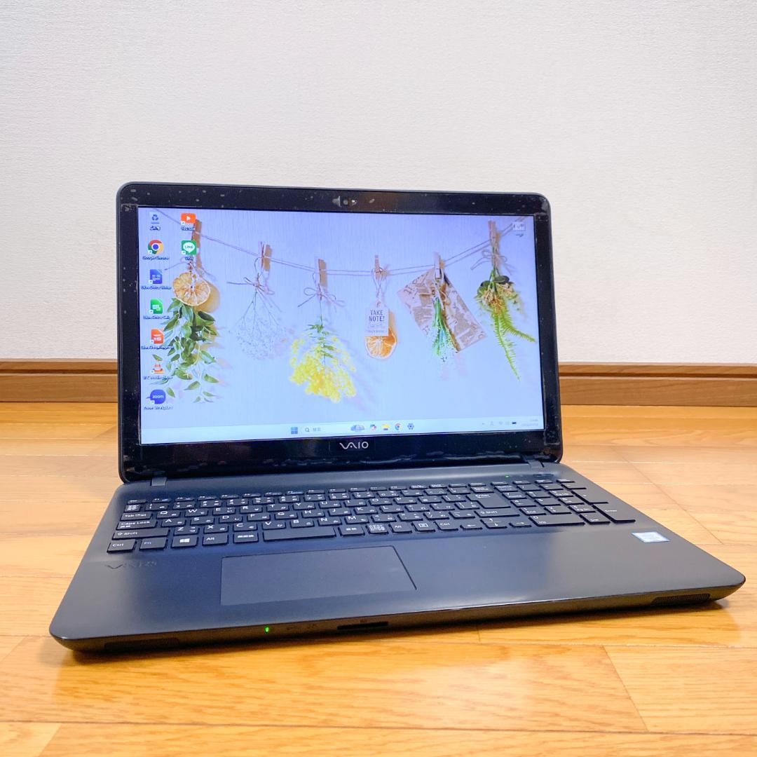 あき✨Vaioノートパソコン✨4コアi5 SSD メモリ8 Win11