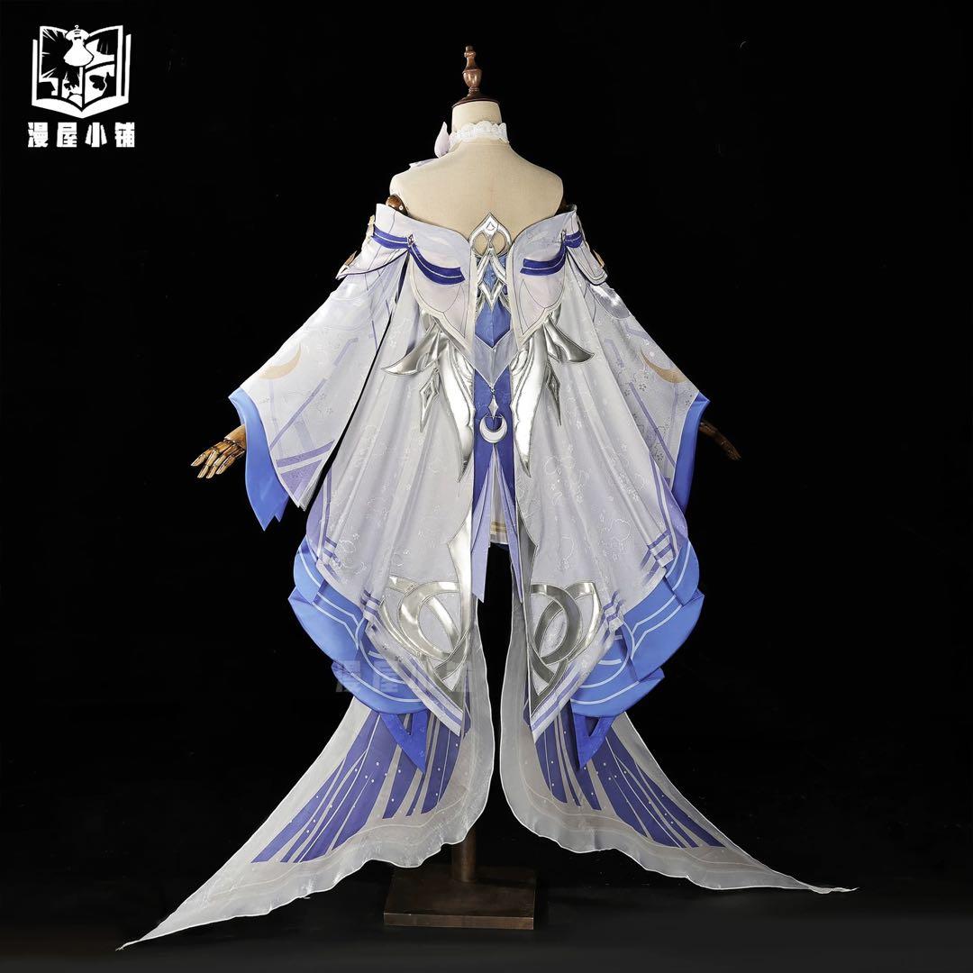 【即発送】原神 コロンビーナ　少女 コスプレ衣装 ウィッグ