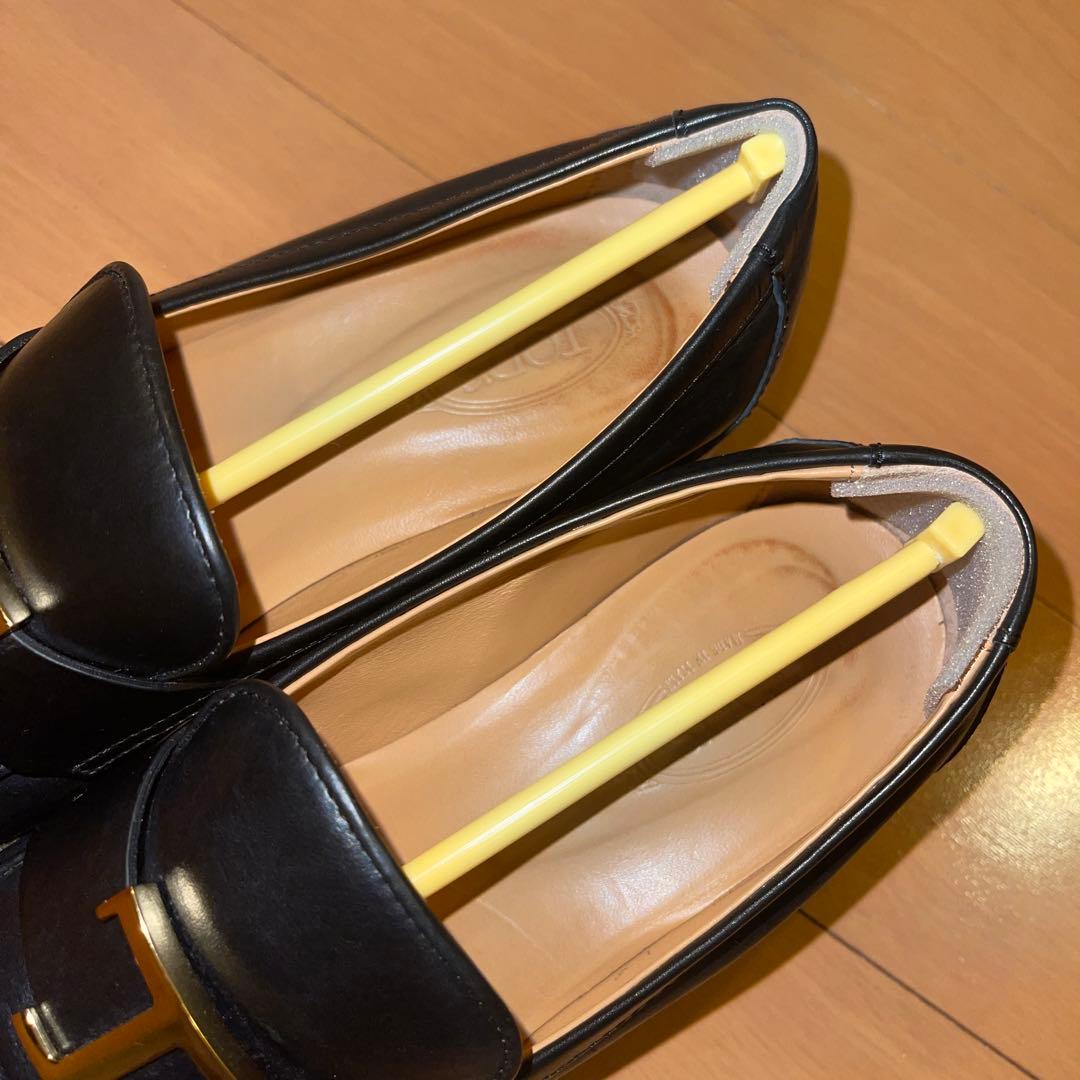 TOD'S(トッズ)Tタイムレス レザー ローファー 23.5cm