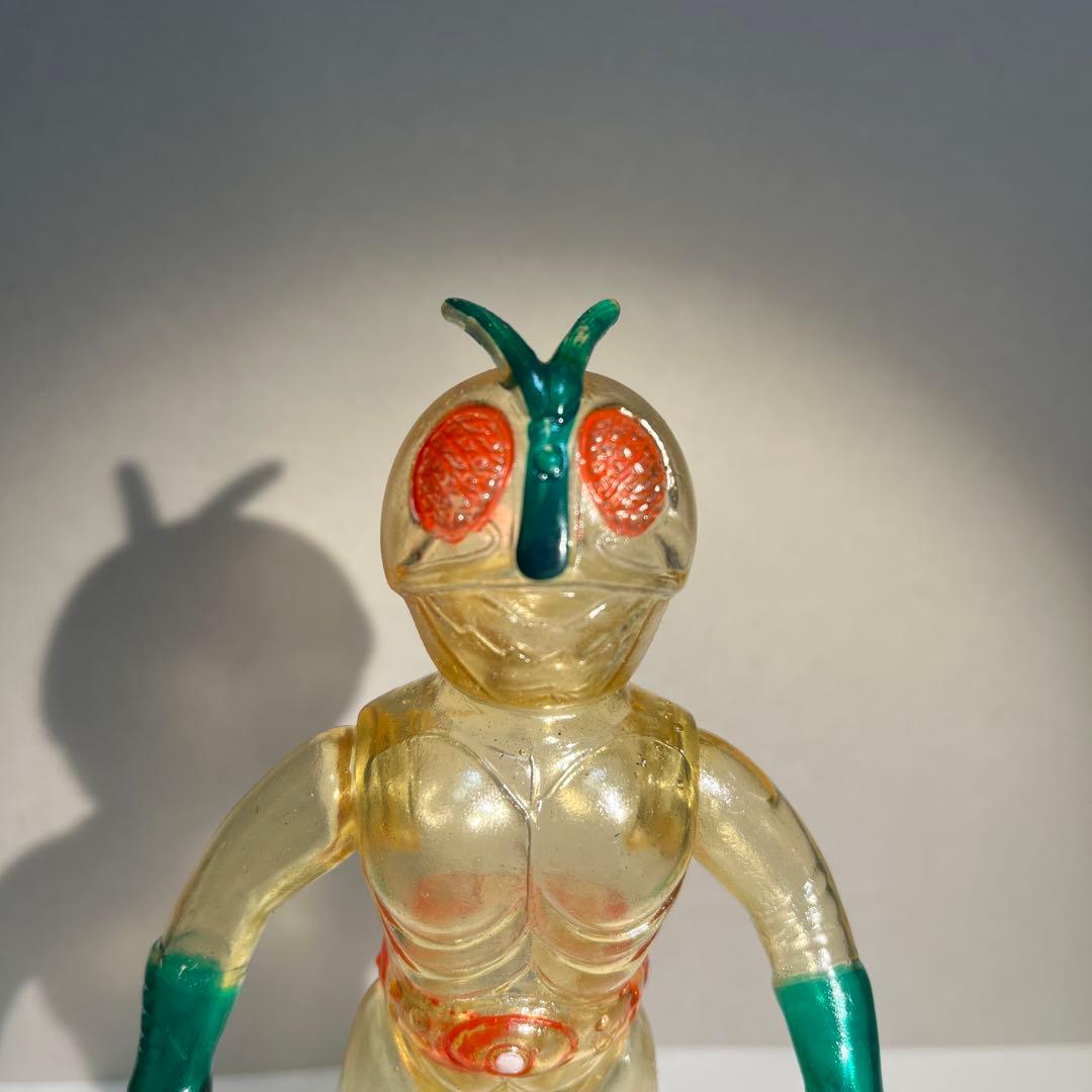 ポピー　仮面ライダー　スケルトン　ソフビ