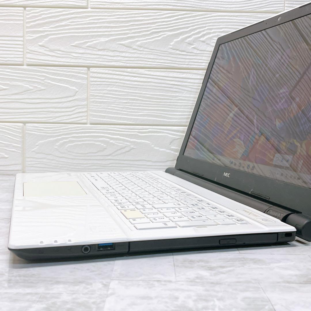 爆速SSD✨Win11 ノートパソコン カメラ NEC DVD オフィス PC