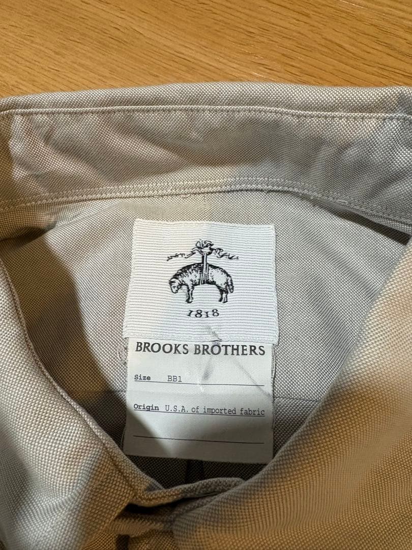 未使用に近い　ブルックスブラザーズ　ブラックフリース　ボタンダウン　BB1