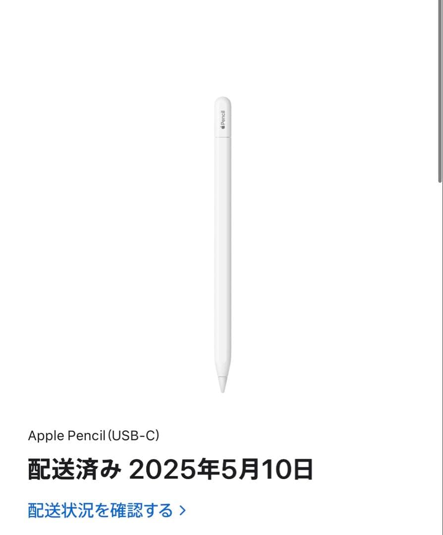 Apple pencil (USB-C) 正規品
