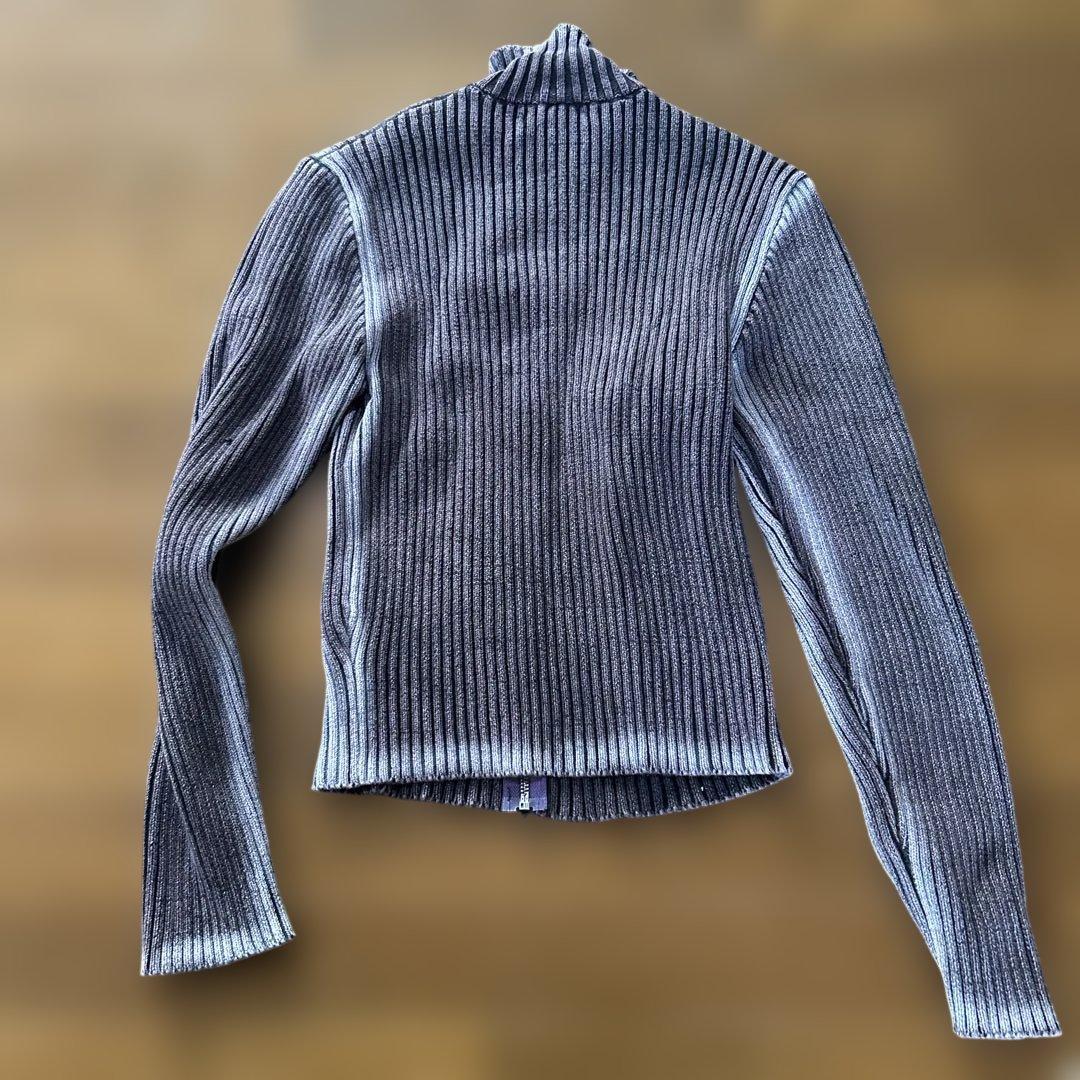 (完売品)jaded london 短丈ジップアップニット　size M