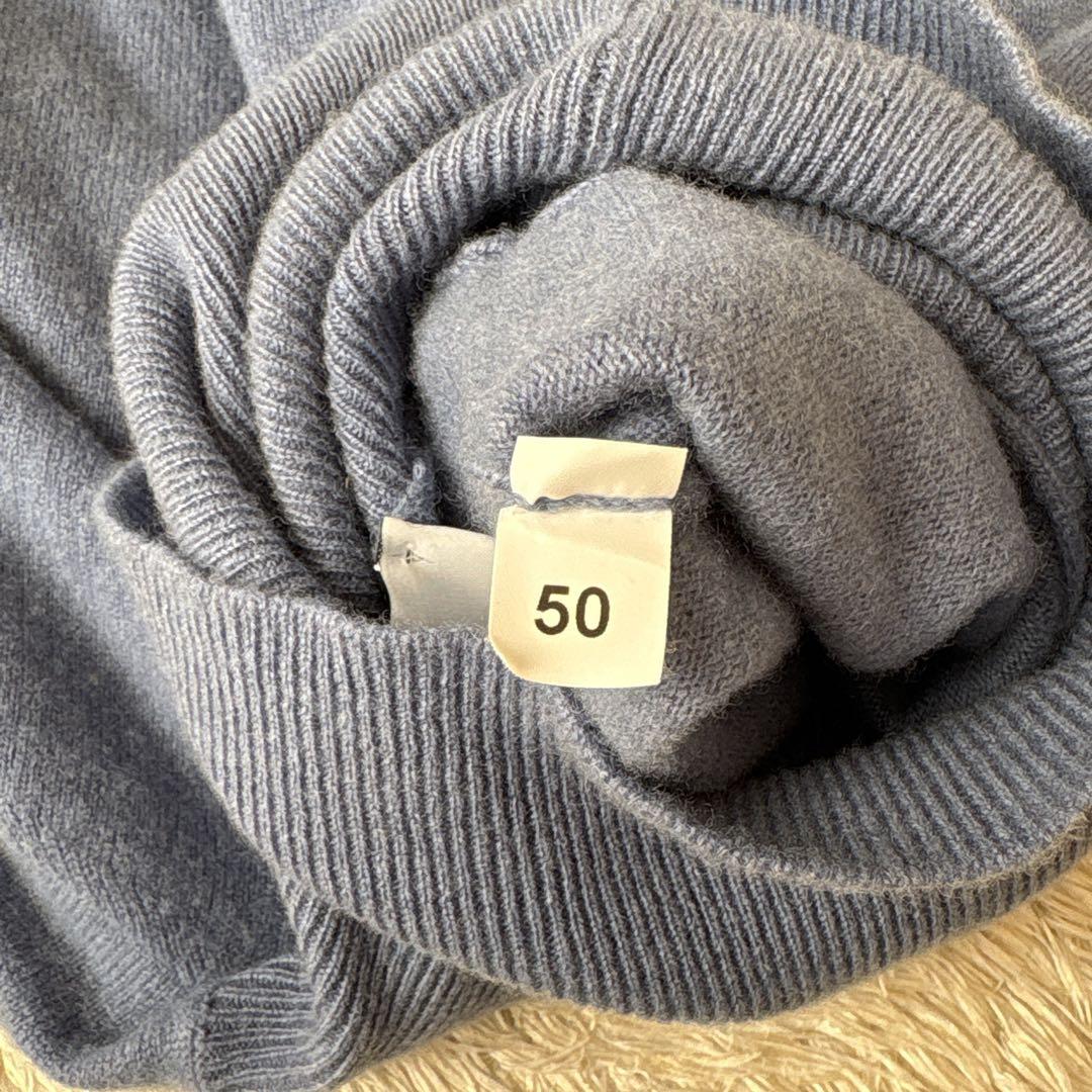 Gran Sasso カシミヤ　タートルネックセーター　ニット　イタリア製　50