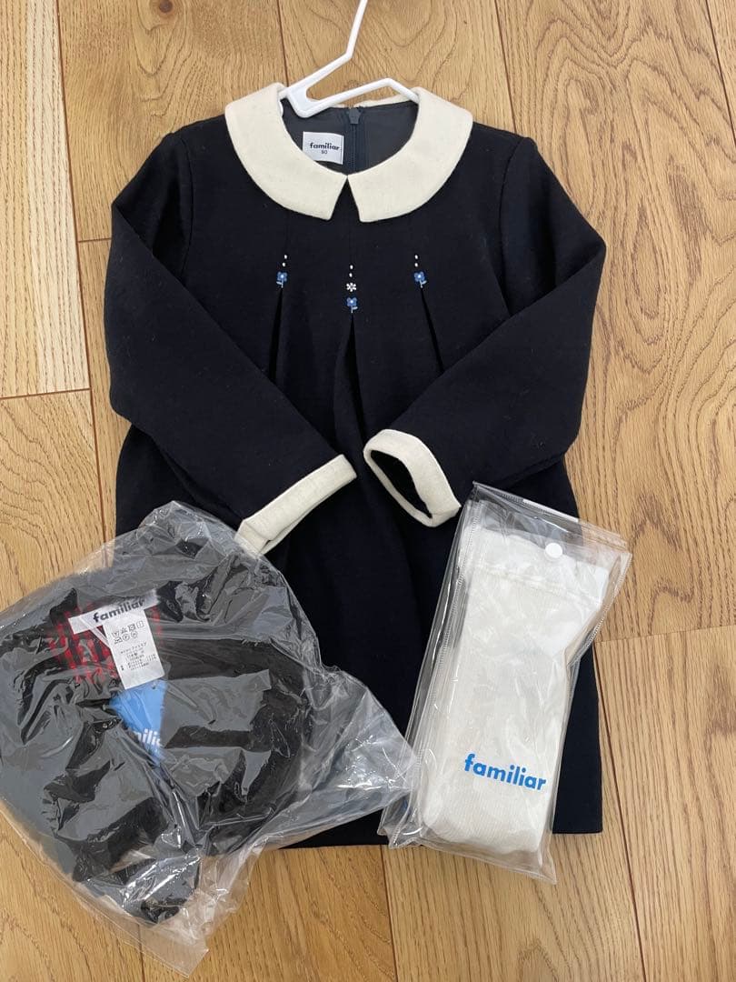 familiar フォーマルワンピースセット　90cm