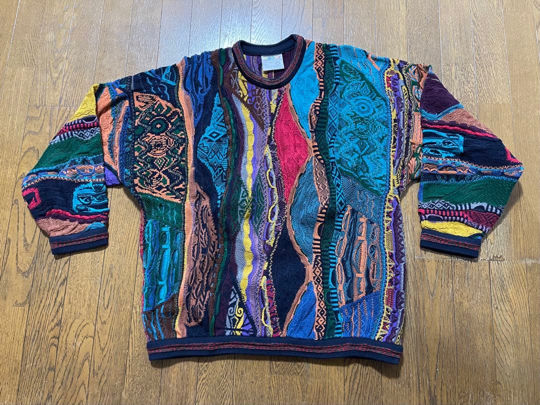 COOGI マルチカラー ニット XL