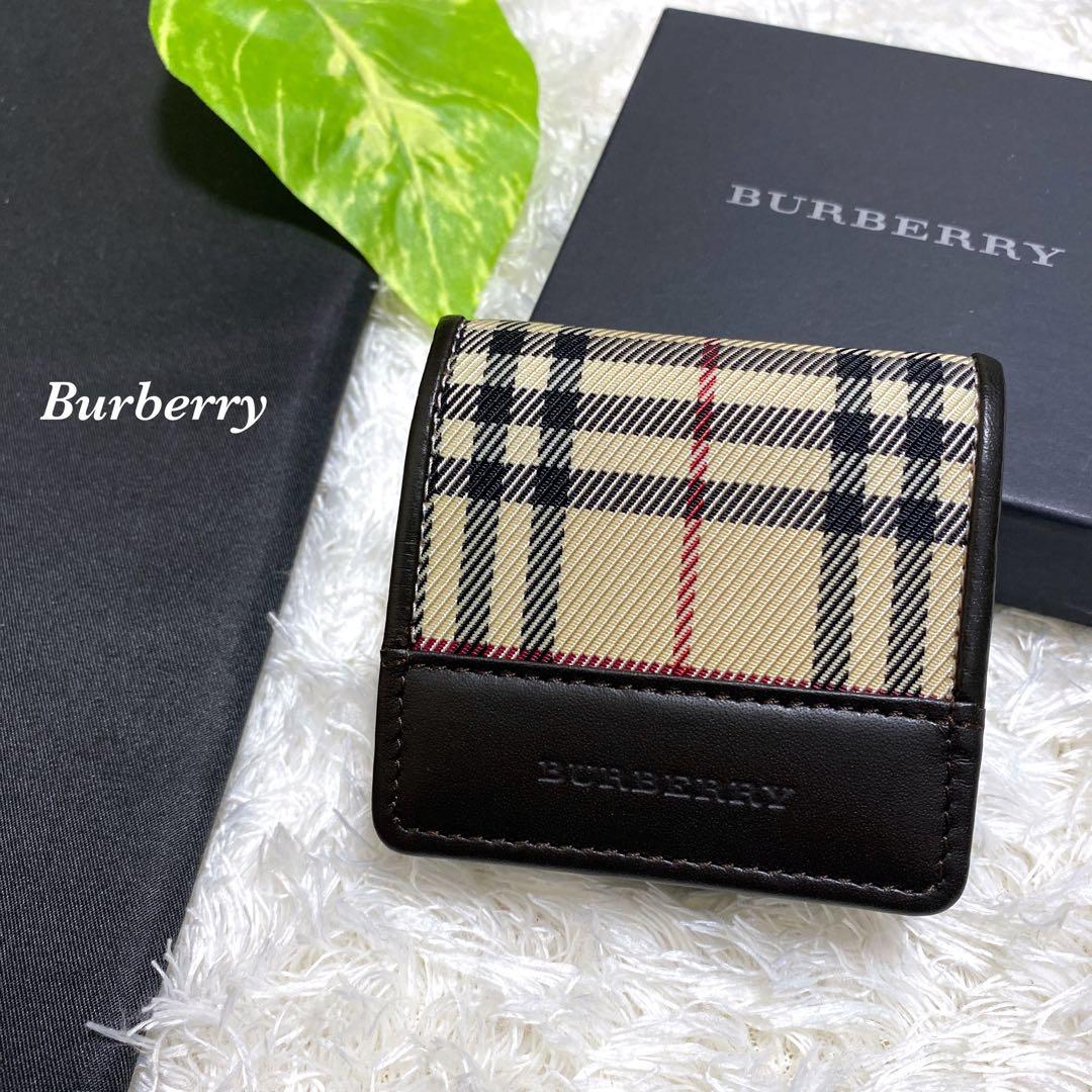 Burberry ケース　ノバチェック　ミニサイズ　お洒落　箱付き