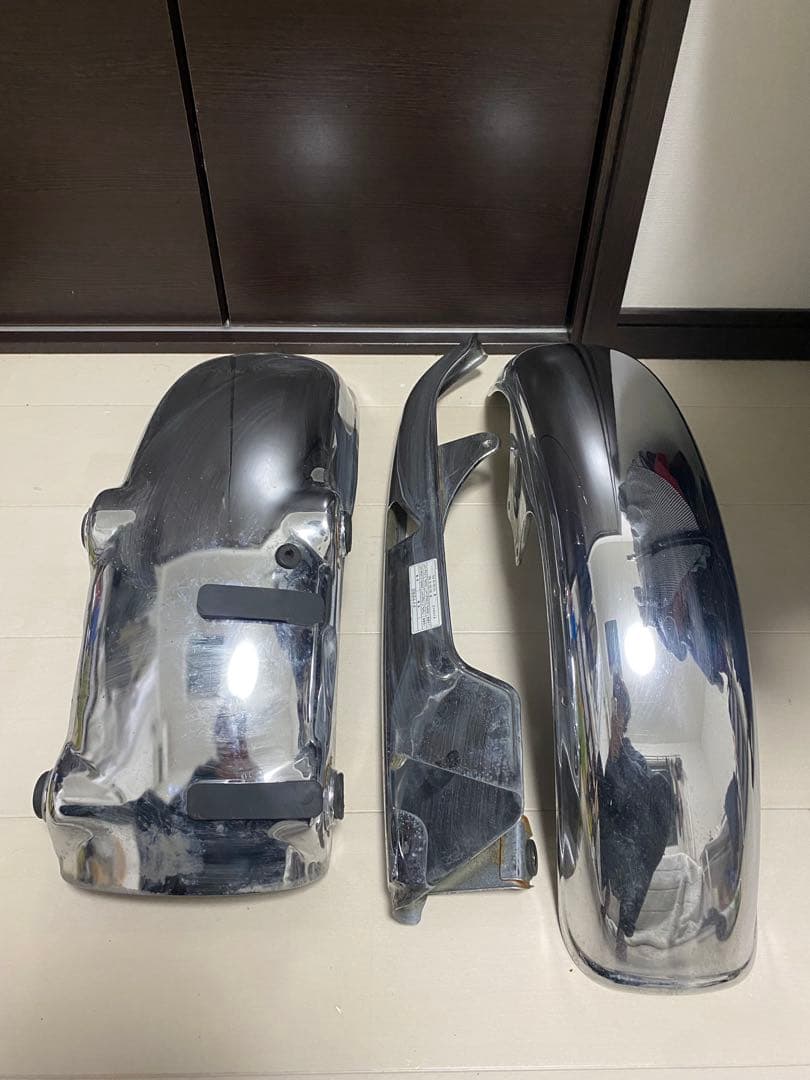 sr400 純正フェンダー　チェーンカバーセット