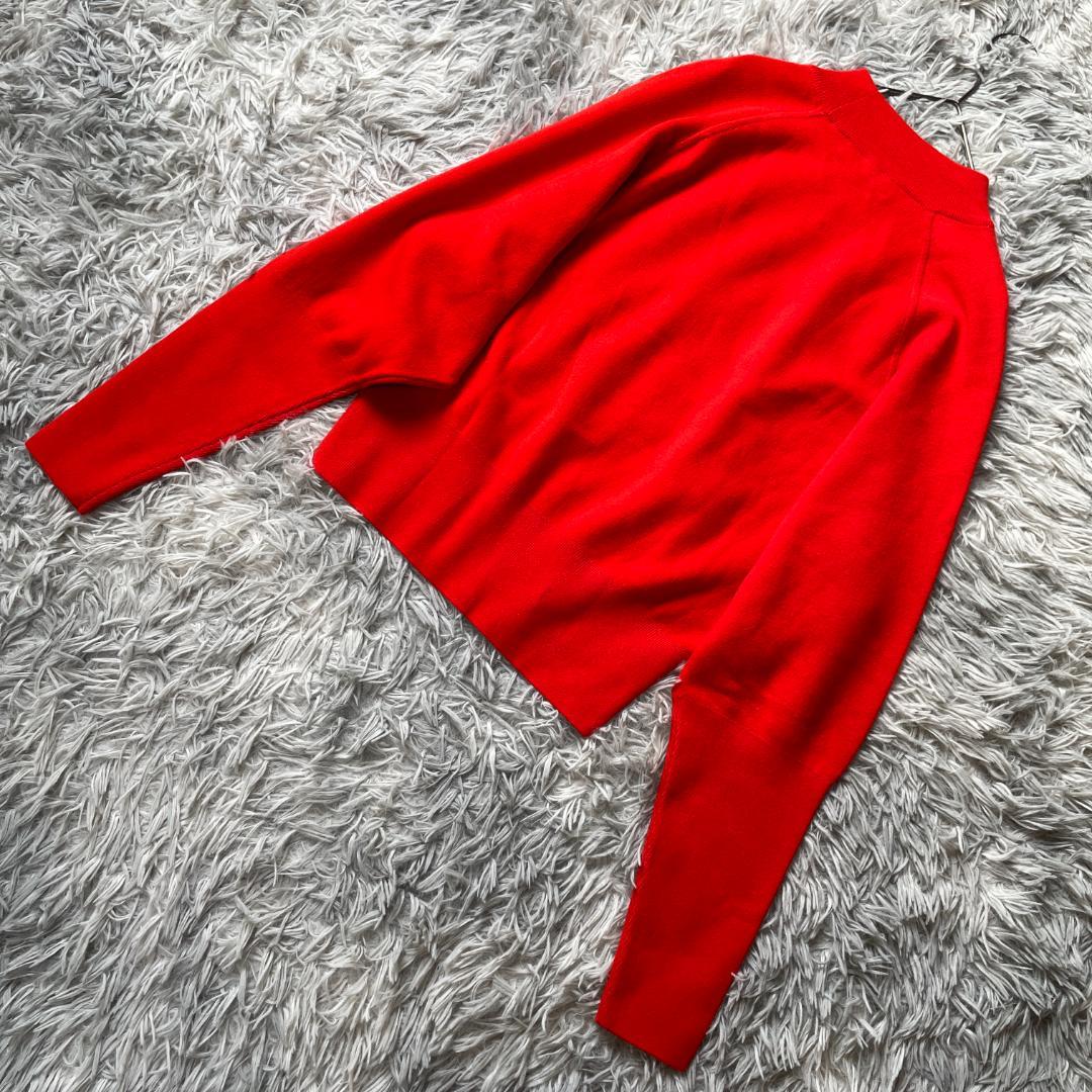 専用 未使用級 CABaN コットンカシミヤ ハイネック ニット ラグラン 発色