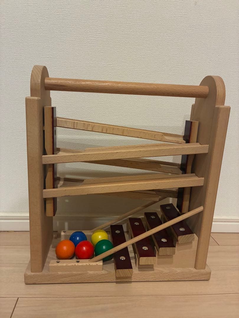 【美品】KOIDE コロコロシロホン木製