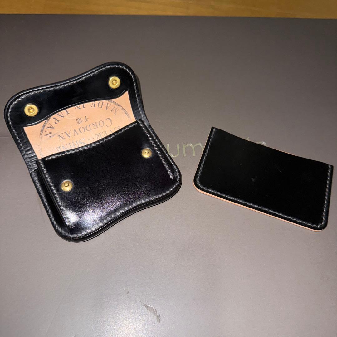 O*n様 レーデルオガワ コードバン スタンプ入り ケース カードケース