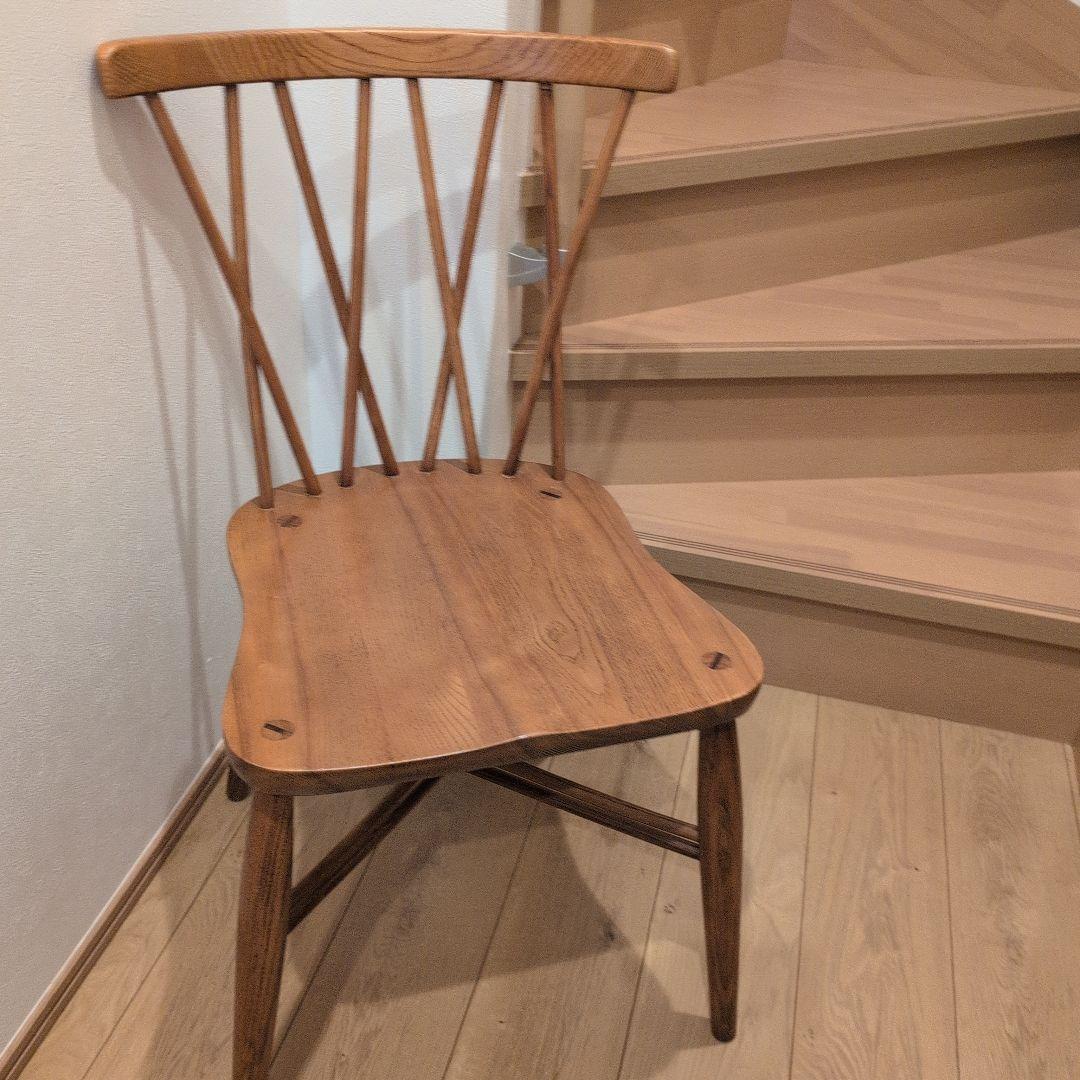 武蔵小杉近辺限定　木製スピンドルバックチェア