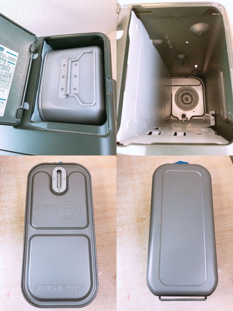 通電確認済 ダイニチ 石油ストーブ ブルーヒーター 20年製 モスグリーン 中古