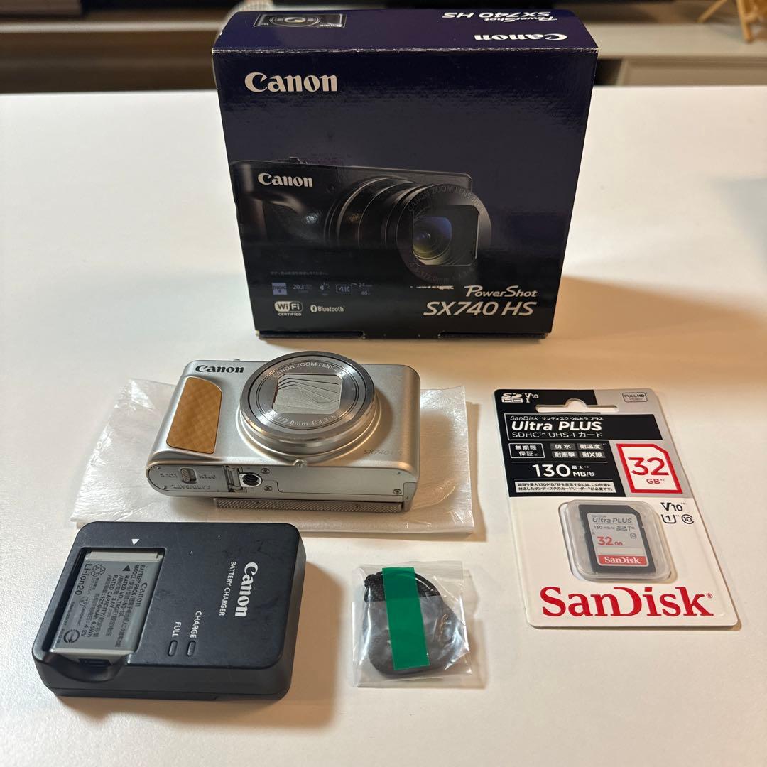 Canon PowerShot SX740 (カバー、32GbのSDカード付き)