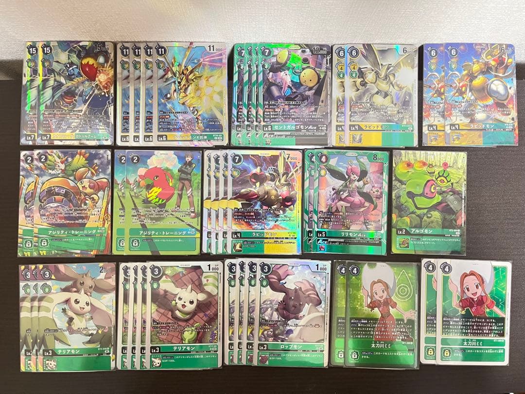 デジモンカード　ダブルタイフーン　ラピッドモンX抗体　セントガルゴモン　デッキ