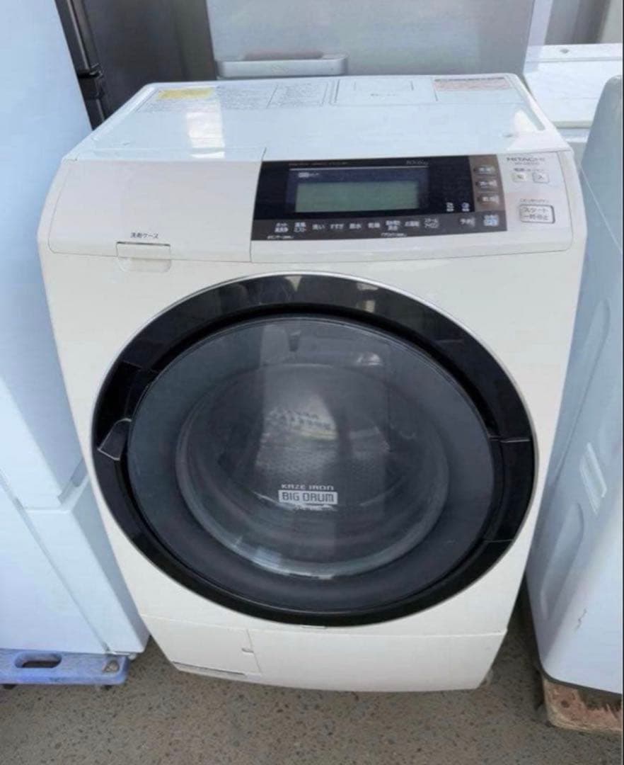 2014年式 10kg 6kg HITACHI 洗濯機 BD-S8700R