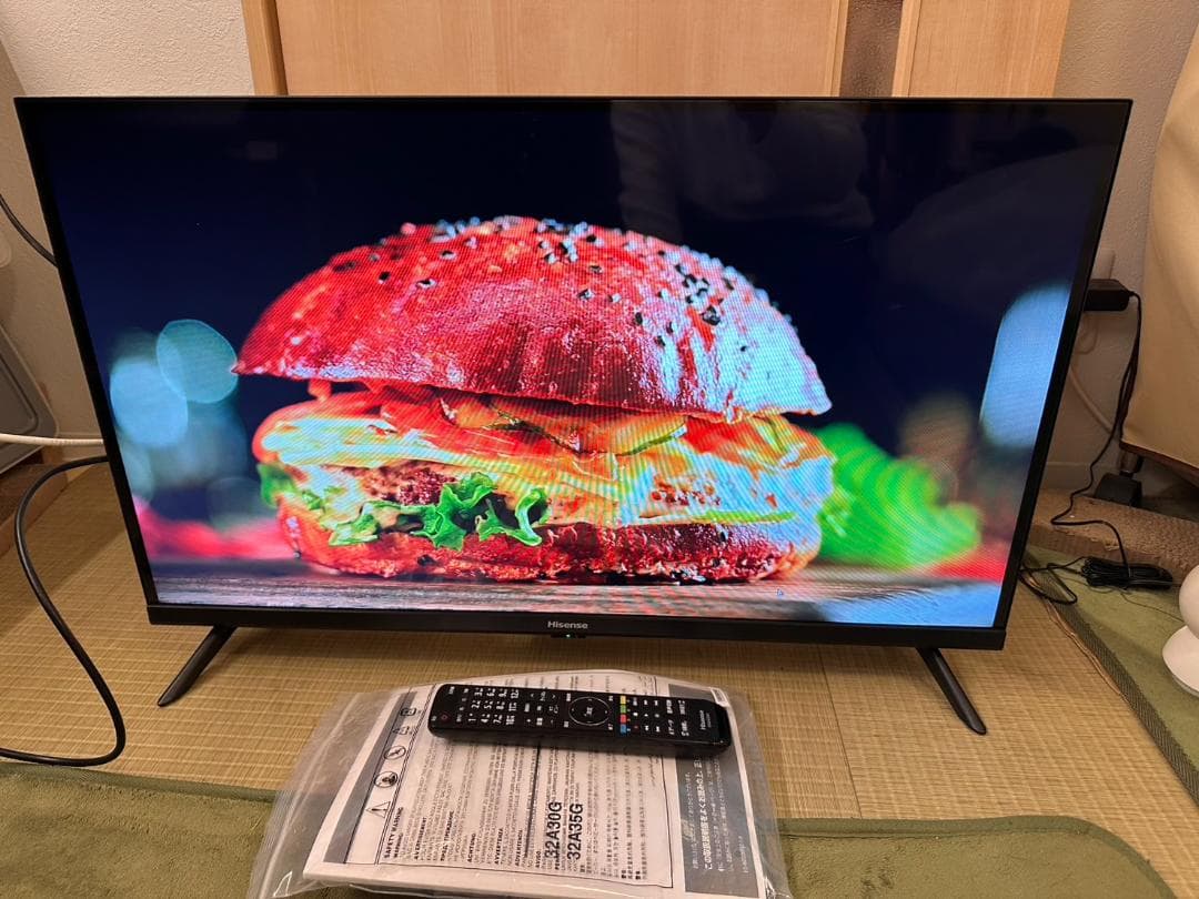 極美品2021年製！ハイセンス hisense 32型　テレビ 32A30G