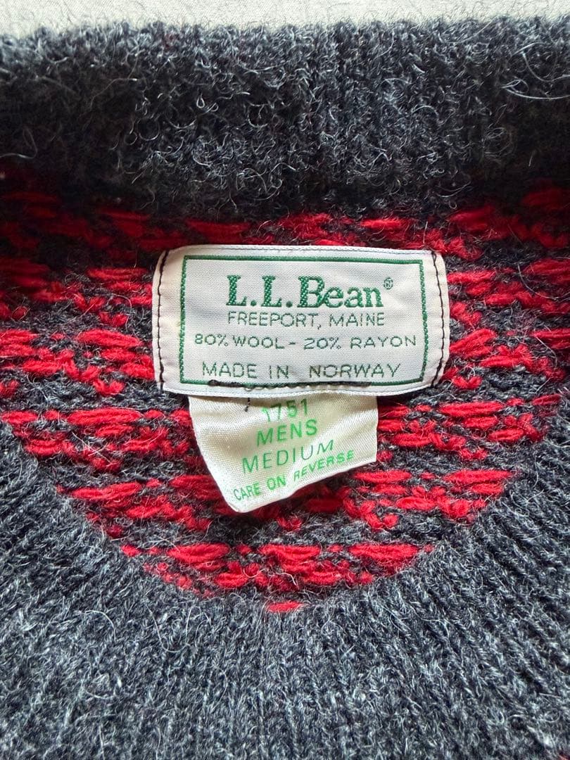 llbean バーズアイ 80s ノルウェー製