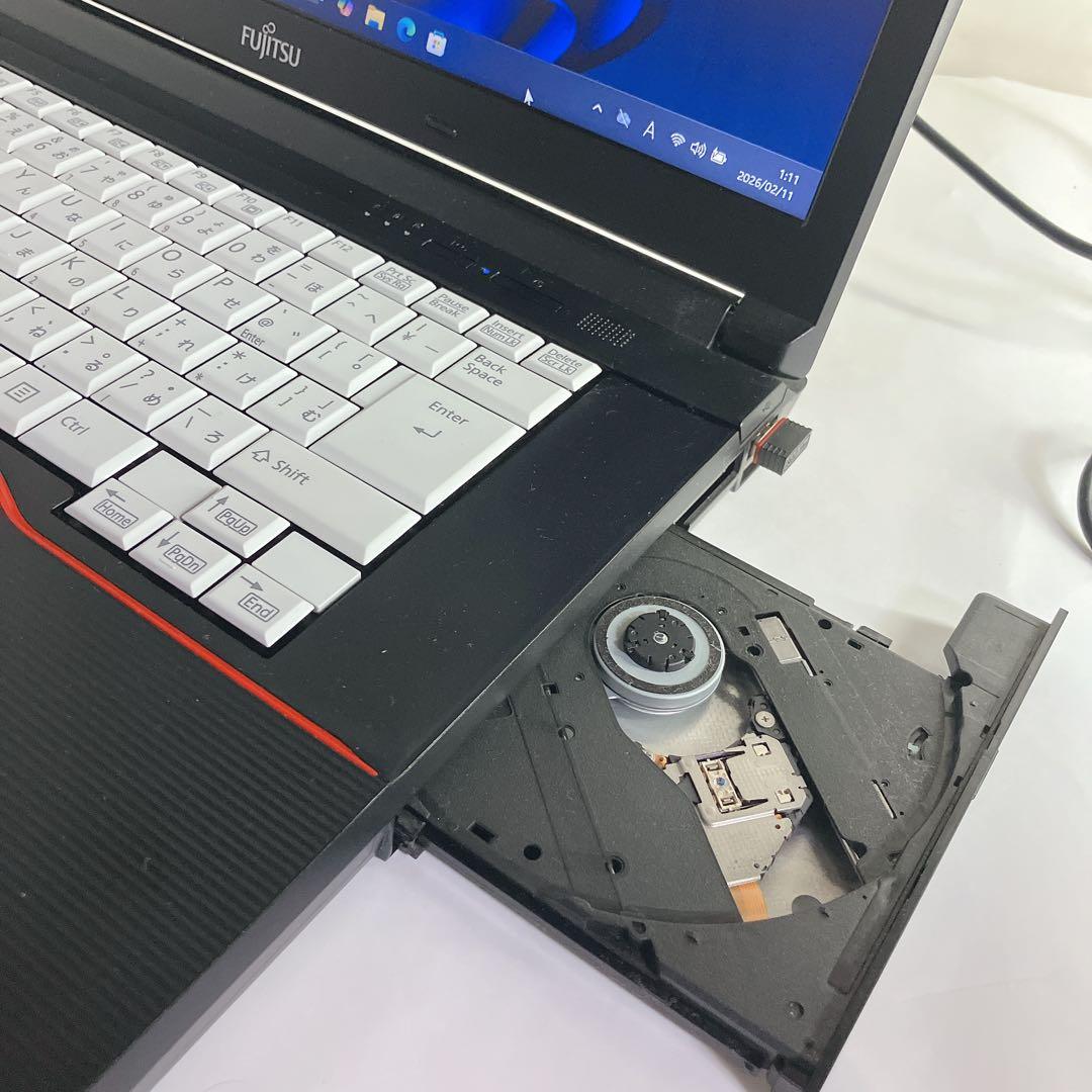 LIFEBOOK 15.6 Win11/ SSD128GB DVD搭載