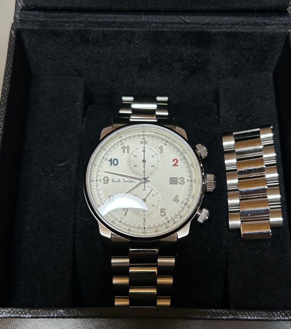 【ほぼ未使用】　Paul Smithポールスミス腕時計 BLOCKCHRONO