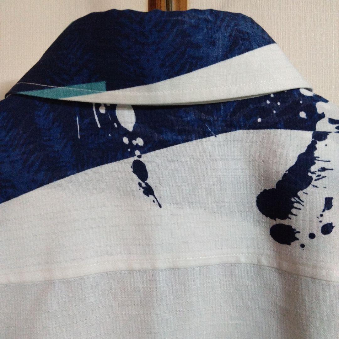 **しろくま**men's MAJUN かりゆしウェアＬサイズ　アロハ