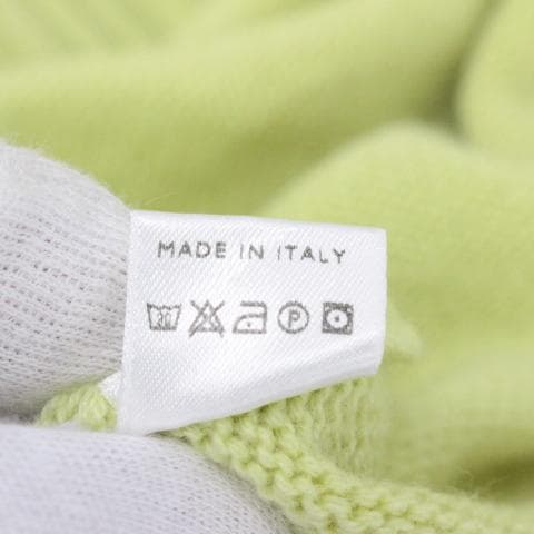 ◇良品 Loro Piana ベビーイエロー クルーネックニット カシミヤ