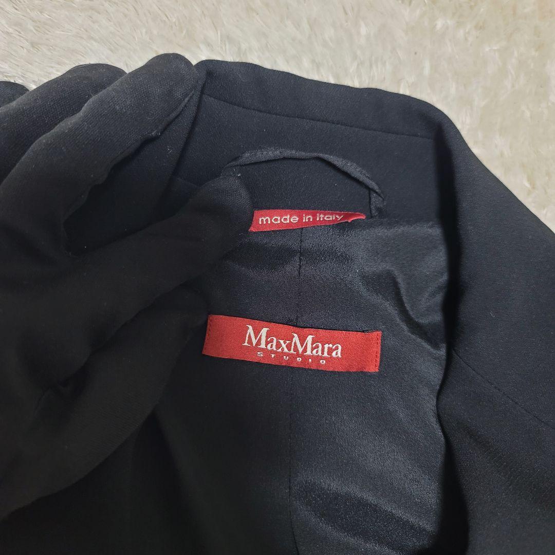 美品✨MaxMara マックスマーラスチュディオ パンツスーツ上下 ブラック