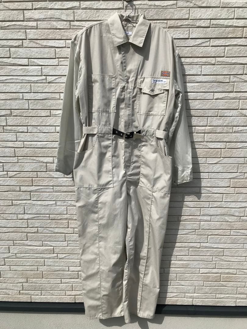 TOGA×ディッキーズ　40　オールインワン　ベージュ　tc21-f1512