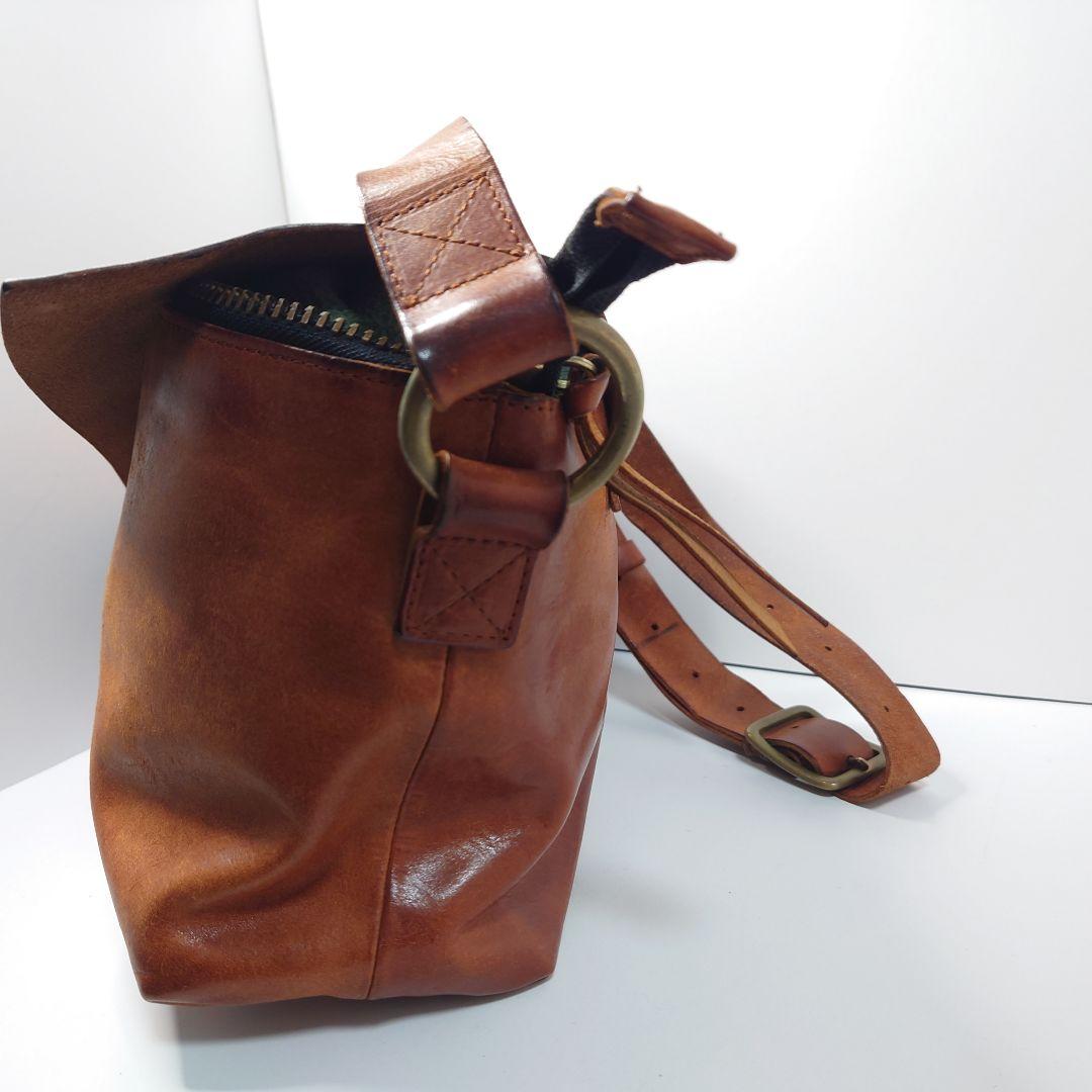 [Ryu] メッセンジャーバッグ イタリア産本革 日本国内製造品