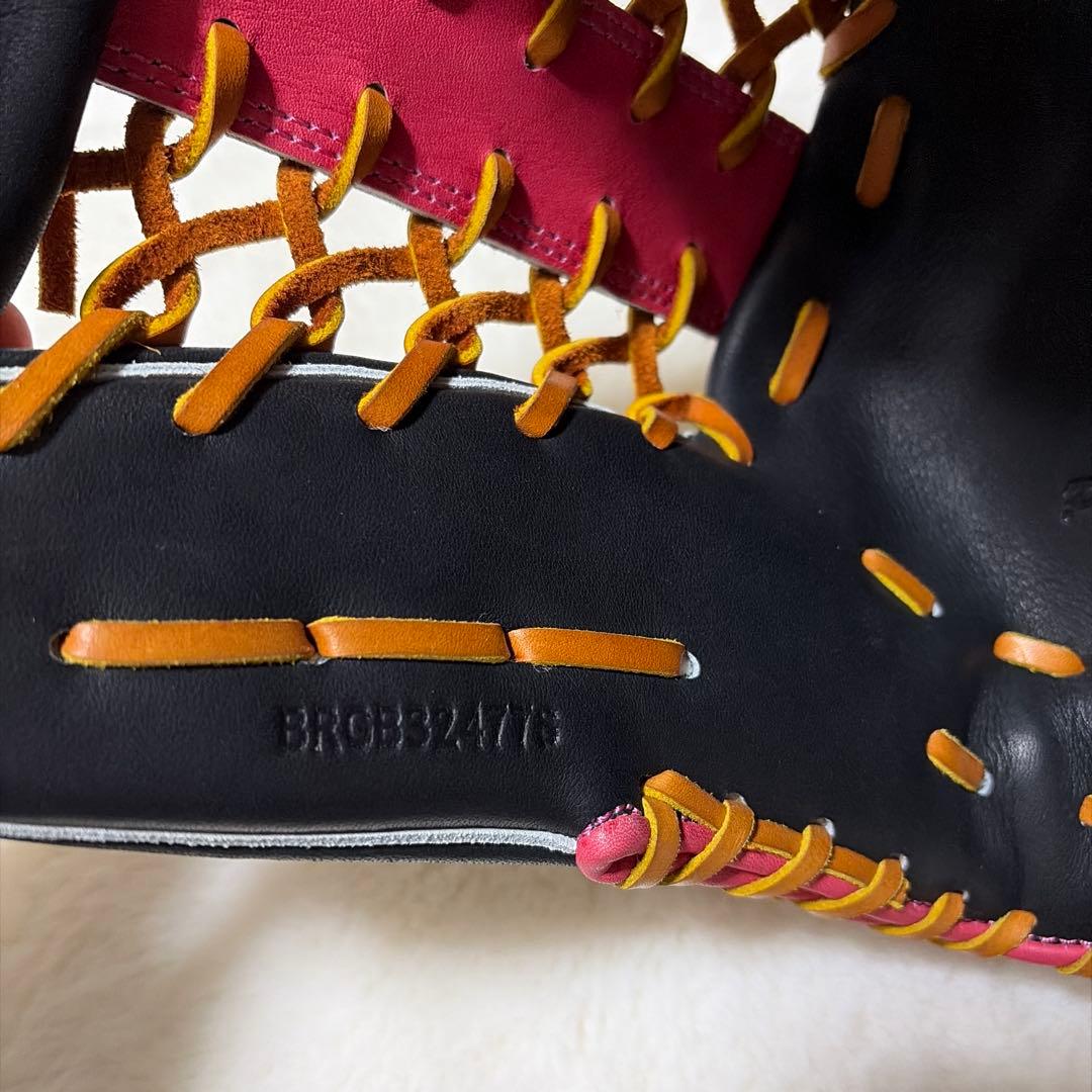 本日限定プロステイタス軟式外野用　桜刺繍　湯もみ型付け済即使用可　袋付新品未使用