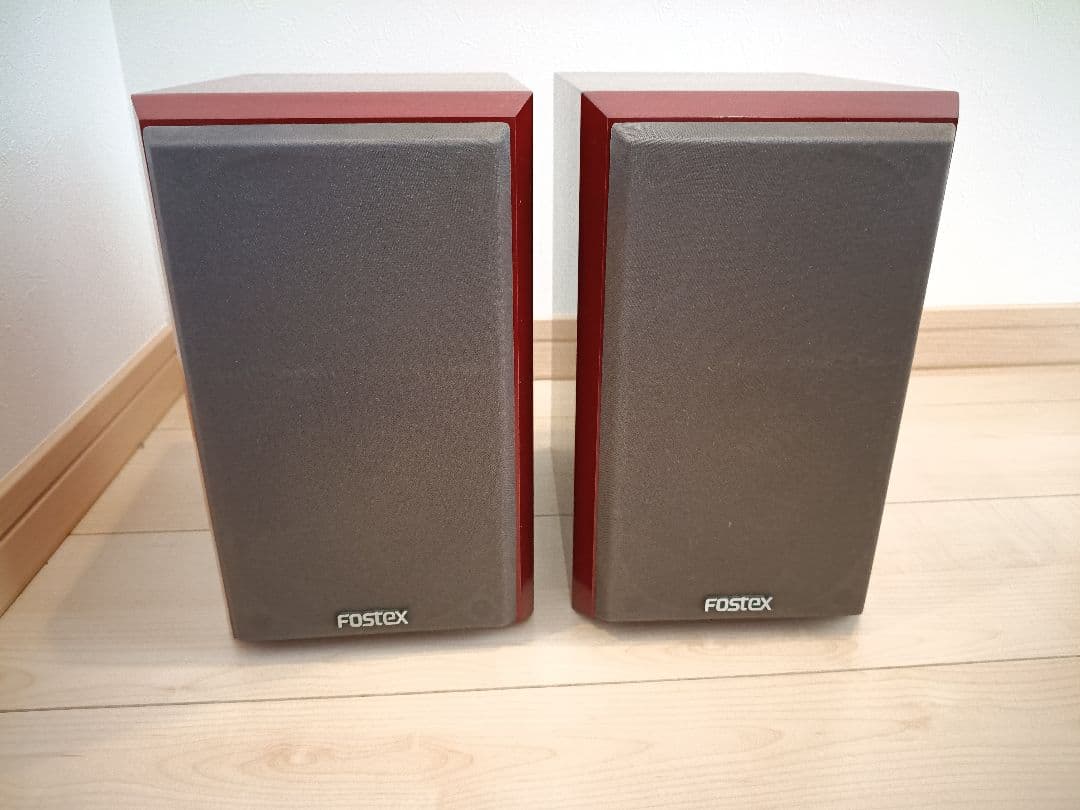 FOSTEX GX100 スピーカー ワインレッド