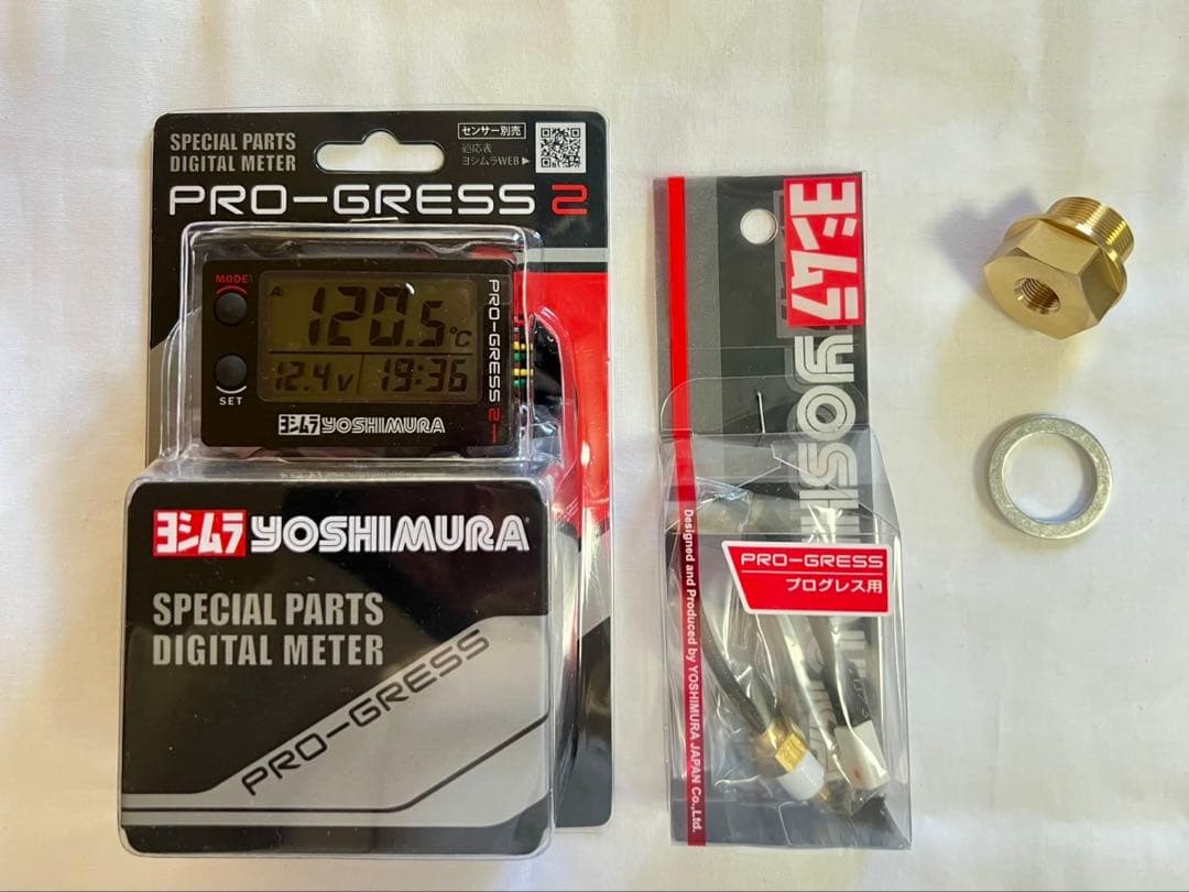 即納 ゼファー400 ゼファーχ ヨシムラ プログレス2 油温計 デジタル